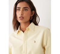 Polo Ralph Lauren - Camicia Oxford classica gialla con logo-Giallo XL