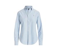 Polo Ralph Lauren - Camicia Oxford in Cotone con Logo Classico Ricamato - - Blouses & Shirts - Donna - Blu - XS
