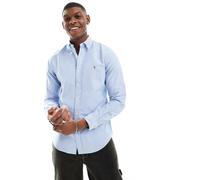 Polo Ralph Lauren - Camicia Oxford slim color blu medio S