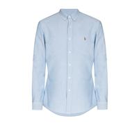 Polo Ralph Lauren - Chemise Oxford cintrée 710549084 Blu - Abbigliamento S Blu