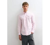Polo Ralph Lauren camicia Oxford sport custom fit rosa chiaro XS