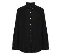 Polo Ralph Lauren - Camicia Popeline Button-Down con Vestibilità Personalizzata - - Shirts - Uomo - Nero - M