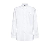 Polo Ralph Lauren - Camicia custom fit in popeline bianca-Bianco S