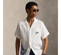 Polo Ralph Lauren Camicia sahariana in lino Classic-Fit M Multi