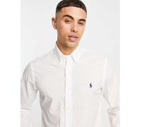Polo Ralph Lauren - Camicia slim bianca in popeline-Bianco S