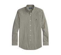 Polo Ralph Lauren - Camicia slim-fit a righe in popeline stretch - - Shirts - Uomo - Verde - S