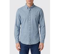 POLO RALPH LAUREN Camicia slim fit in cotone con collo button-down XXL Blue