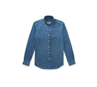 Polo Ralph Lauren - Camicia Slim in Denim - -Shirts -Uomo -Blu -2XL