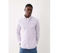 Polo Ralph Lauren - Camicia viola chiaro a righe con logo L