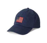 Polo Ralph Lauren - Cappellino da baseball in cotone con bandiera - -Accessories -Uomo -Blu -ONE SIZE