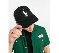 Polo Ralph Lauren - Cappellino nero con logo del pony grande One Size