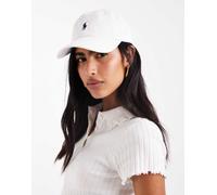 Polo Ralph Lauren - Cappello con visiera beige con logo-Bianco One Size