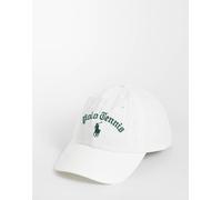 Polo Ralph Lauren - Cappello con visiera bianco con logo tennis One Size