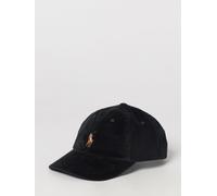POLO RALPH LAUREN Cappello da baseball in velluto a coste con logo Pony OS Nero