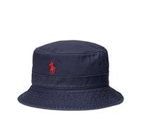 POLO RALPH LAUREN Cappello da uomo in cotone Chino Bucket, Navy, S/M