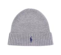 Polo Ralph Lauren - Cappello di lana ricamato con risvolto - - Accessories - Uomo - Grigio - ONE SIZE