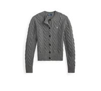 Polo Ralph Lauren - Cable Knit Cardigan - - Knitwear - Donna - Grigio - S