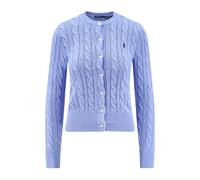 Polo Ralph Lauren - Cardigan in Cotone a Treccia - - Knitwear - Donna - Blu - S