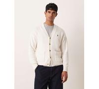 Polo Ralph Lauren - Cardigan in maglia bianco con logo M
