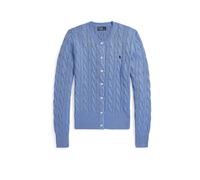 POLO RALPH LAUREN Cardigan Slim Fit azzurro | XS
