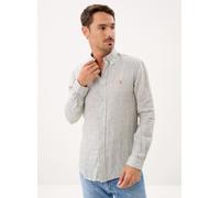 Polo Ralph Lauren - Chemise à rayures en lin Verde - Abbigliamento L Verde