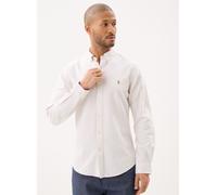 Polo Ralph Lauren - Chemise Oxford rayée Slim Fit Bianco - Abbigliamento S Bianco