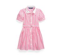 Polo Ralph Lauren Chemisier in cotone a righe con cintura 1.5-2 YRS Desert Pink/White