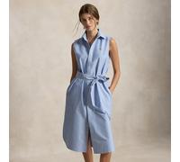 Polo Ralph Lauren Chemisier Oxford smanicato con cintura IT 46 Blue