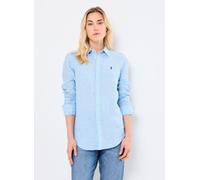 Polo Ralph Lauren - Classic-Long Sleeve-Button Front Shirt Blu - Abbigliamento M Blu
