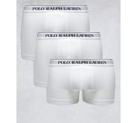 Polo Ralph Lauren - Lot de 3 slips-boxers en coton stretch Bianco - Abbigliamento M Bianco