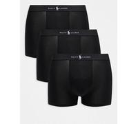 Polo Ralph Lauren Boxer 3 pezzi Nero/Bianco Uomo Taglia S