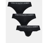 Ralph Lauren Set 3 Pezzi Slip Nero L