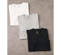 T-shirt Ralph Lauren Slim Fit a maniche corte grigio bianco nero (3 pezzi) - M