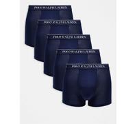Polo Ralph Lauren - Confezione da 5 boxer aderenti blu navy S