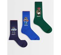 Polo Ralph Lauren Calzini Crew Sock Uomo Multi Taglia ONE SIZE