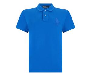 Polo Ralph Lauren - Cotton Polo with Logo - - Tops - Donna - Blu - M