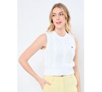 Polo Ralph Lauren - Ctn Cbl Sl P-Sleeveless-Pullover 211959295 Bianco - Abbigliamento L Bianco