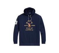 Polo Ralph Lauren Felpa con cappuccio Big Pony con stemma TALL 3XL Blu navy crociera
