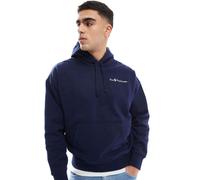Polo Ralph Lauren - Felpa con cappuccio comoda oversize in pile pesante blu navy con scritta del logo e giocatore di polo S