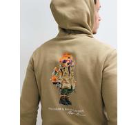 Polo Ralph Lauren felpa con cappuccio con stampa orso sul retro, beige-Neutro L