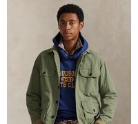 Polo Ralph Lauren Giacca a camicia in tela di cotone L Green