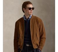 Polo Ralph Lauren Giacca da aviatore in camoscio L Brown