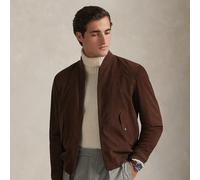 Polo Ralph Lauren Giacca da aviatore in camoscio L Brown