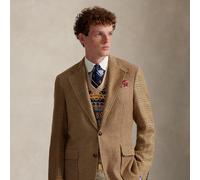 Polo Ralph Lauren Giacca RL67 in misto lino patchwork EU 56 Brown