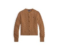 Polo Ralph Lauren - Cable Knit Cardigan - - Knitwear - Donna - Marrone - 2XS
