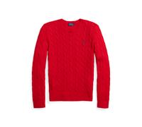 Polo Ralph Lauren Girocollo in lana e cashmere a trecce L Rosso d'autunno
