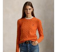 Polo Ralph Lauren Girocollo in lana e cashmere a trecce M Orange