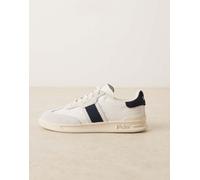 Polo Ralph Lauren - Heritage Area - Sneakers bianche e blu navy-Bianco 40