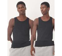 Polo Ralph Lauren - Icon - Confezione da 2 canotte classiche nere con logo-Nero S