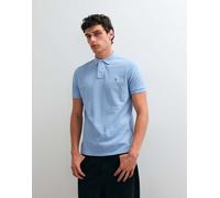 Polo Ralph Lauren - Icon - Polo slim fit in piqué azzurra con logo personalizzato-Blu L